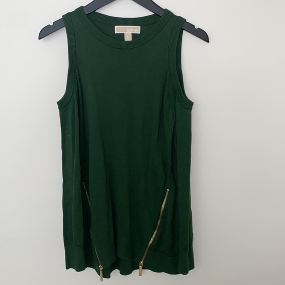 Michael Kors Cold Shoulder Side Zip Sweater - Picture 8 of 10